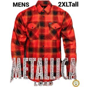 DIXXON Flannel x METALLICA -LOAD- Collab Limited Edition Flannel- Men's 2XL Tall
